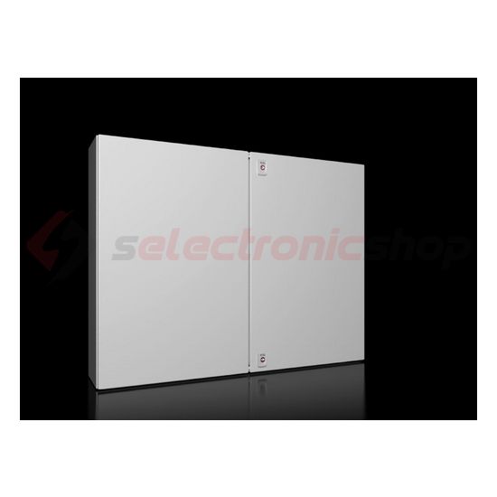 Szekrény fali teli ajtós acél szerelőlappal 760mm x 1000mm x 210mm IP55 AX 1100.000 Rittal - 1100000