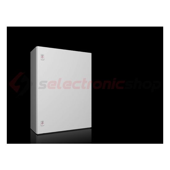 Szekrény fali teli ajtós acél szerelőlappal 800mm x 600mm x 250mm IP66 AX 1058.000 Rittal - 1058000