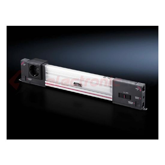 Szekrényvilágító beépített LED-es 11W 230V alumínium IP20 kapcsolóval SZ Rittal - 2500210