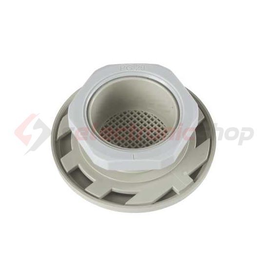 Szellőzőnyílás d=38mm lyukba 63mmx 63mmx 1ventilátorhoz műanyag csavaros ClimaSys CA Schneider - NSYCAG38LP