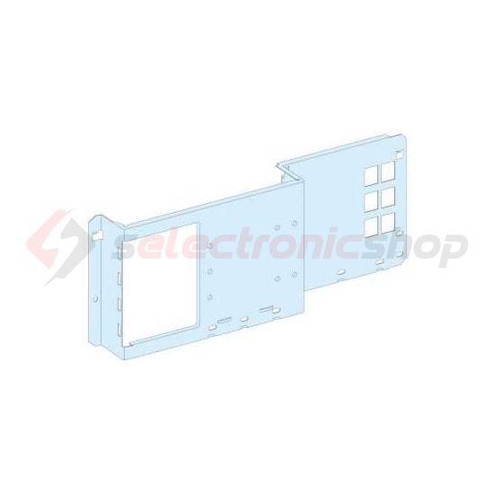 Szerelőlap vízszintes NS-INS250-hez acél 200mm-ma 600mm-sz Prisma G Schneider - LVS03030