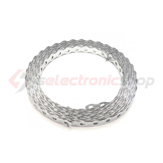 Szerelőszalag 4-es 10m tűzihorganyzott acél perforált kerek perforáció CETA FORM - BE-4330040