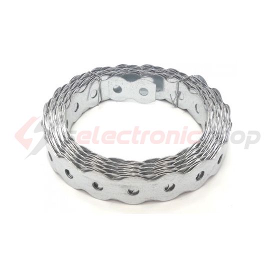 Szerelőszalag 8-as 10m tűzihorganyzott acél perforált kerek perforáció CETA FORM - BE-4330080