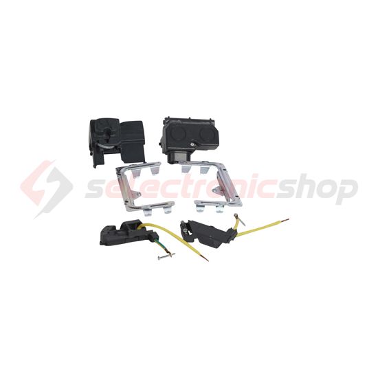 Szerelvénybépítő készlet bútorba 2x3-as téglalap 218mmx 108mmx Pop-up LEGRAND - 054007