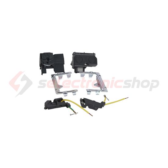 Szerelvénybépítő készlet bútorba 2x4-es téglalap 263mmx 108mmx Pop-up LEGRAND - 054008