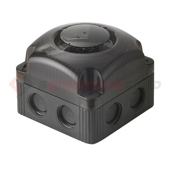 Sziréna 8-hangú 24V DC 0.12A 105dB fekete-ház műanyag IP66 WERMA - 15300055