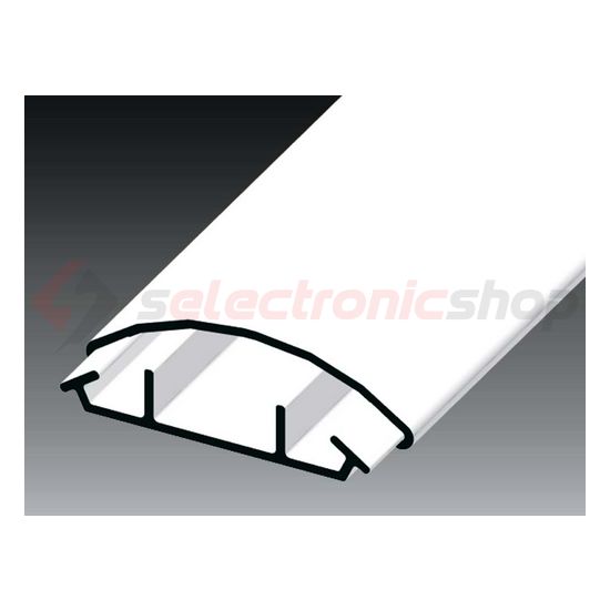 Taposócsatorna fehér 50mmx 11mmx 2000mm műanyag LO KOPOS - LO 50_HD