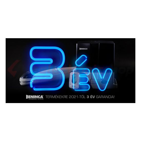 Távirányító kapunyitóhoz 4csatorna 433MHz exkluzív ARC vagy HCS ugrókód  TO.GO4VA BENINCA - 9863174