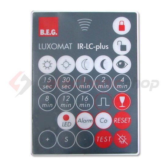 Távirányító LC-plus 280 érzékelőhöz infravörös (IR) fekete IR-LC-plus B.E.G. - 92095
