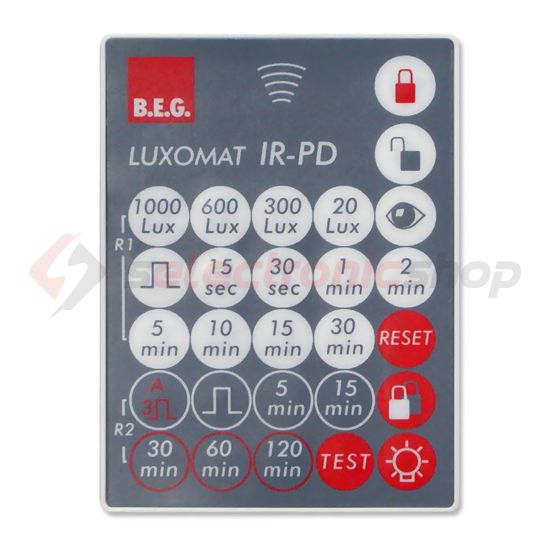 Távirányító PD2(4)(5)-M-1(2)C érzékelőhöz infravörös (IR) fekete IR-PD B.E.G. - 92160