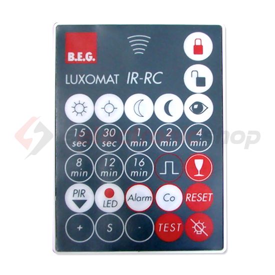 Távirányító RC-plus nextN érzékelőhöz infravörös (IR) fekete IR-RC B.E.G. - 92000