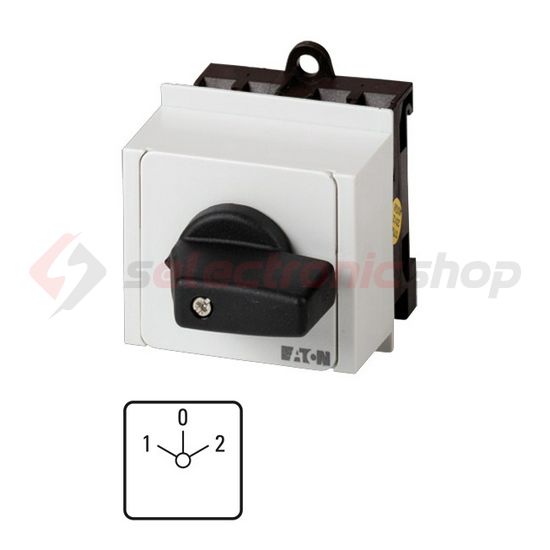 Terhelés 1-0-2 átkapcsoló 1-pólus 20A 4kW/AC-3/400V ráépíthető sorolható T0-1-8210/IVS EATON - 074440