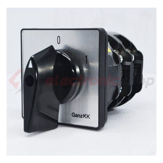 Terhelés be-ki kapcsoló 3P 115A előlapra KK3-115-6002 Ganz KK - 501-0006-002