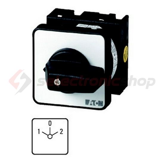 Terhelés irányváltó kapcsoló 3-pólus 20A 4kW/AC-3/400V előlapra T0-3-8401/E EATON - 091047