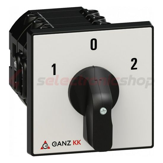 Terhelés irányváltó kapcsoló 3P 40A előlapra KK2-40-6008 Ganz KK - 903-6008-601