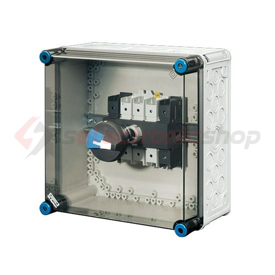 Terheléskapcsoló szekrény 3+N+PE 5P 80A burkolattal 300mmx 300mmx 216mm Mi77213 ENYMOD Hensel - 20001129