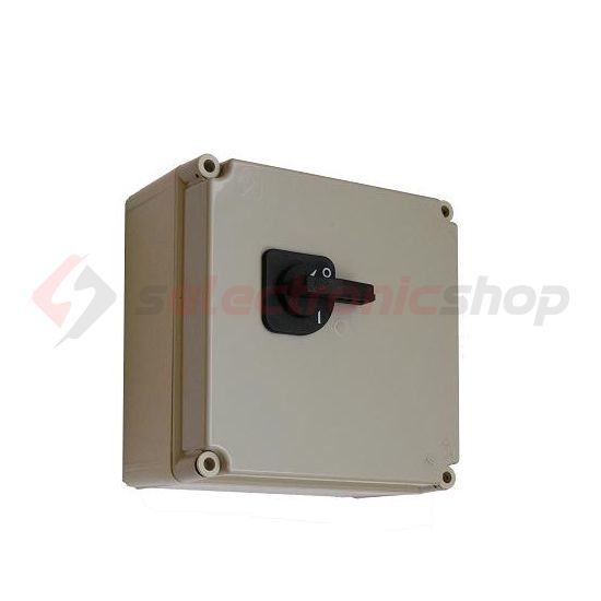 Terheléskapcsoló szekrény 3+N+PE kapcsokkal 5P 160A 1-kapcsolóval PVT 3030 T 160A Csatári Plast - CSP33100034