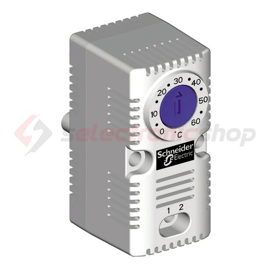 Termosztát sorolható hűtés 0-60°C 10A 250V záró ClimaSys CC Schneider - NSYCCOTHO