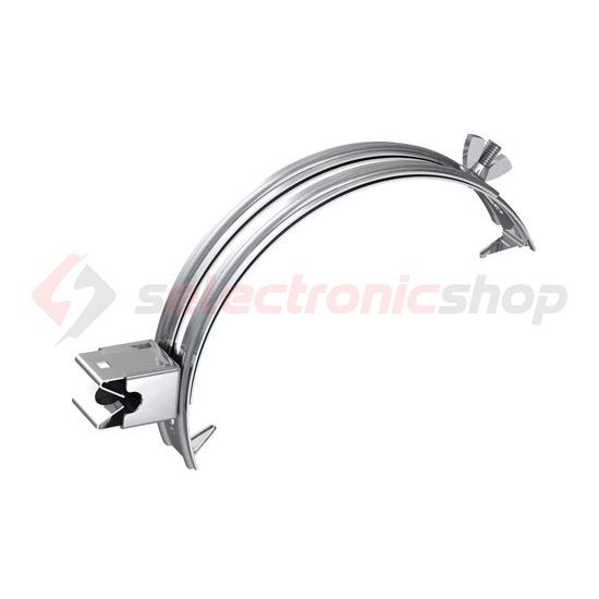 Tető-vezetéktartó kúpcserépre Niro-B Rd10 nemesacél V2A bepattintós bilincs VI J.PRÖPSTER - 111136 R