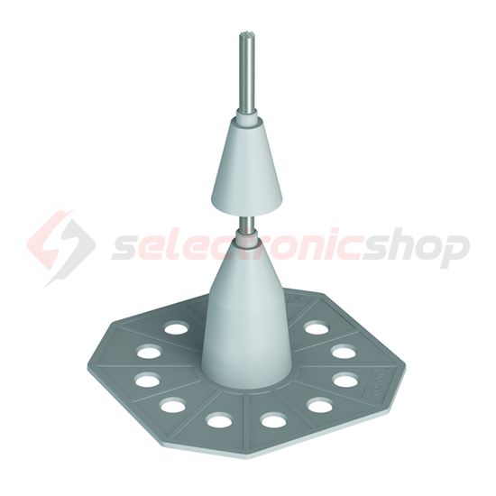 Tetőátvezetés Rd8-10-16 PVC tömítőhüvellyel 150x150mm VI J.PRÖPSTER - 111598