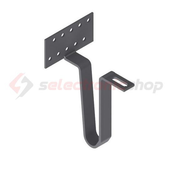 Tetőkampó napelemhez hódfarkú cserépre 45mm kiemelés nemesacél TopFix 200 Vario S+ IBC SOLAR - 6700100030