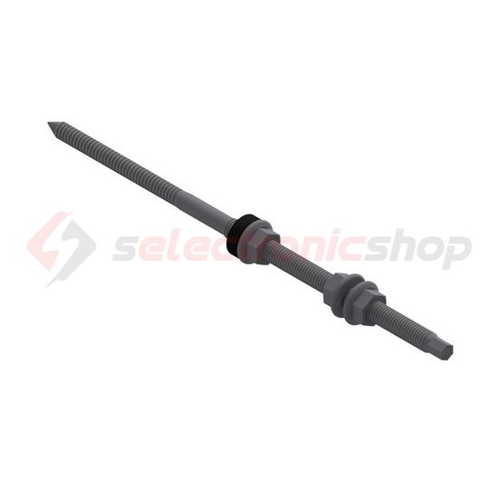 Tőcsavar/ászokcsavar napelemhez M10x200 A2 SW7 nemesacél TopFix 200 IBC SOLAR - 6700200026