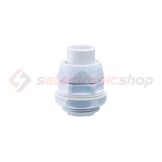 Tömszelence d10mm-Diflex csőhöz UV-álló 15.2mm-átmérő PG9 egyenes IP54 szürke DF GEWISS - DX54411