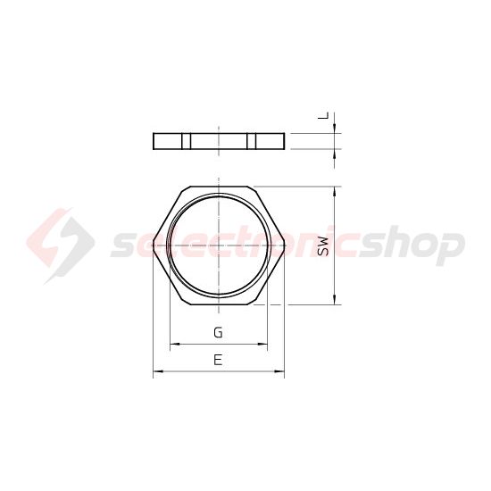 Tömszelence ellenanya M 20 fém 169 MS M20 OBO-BETTERMANN - 2091623