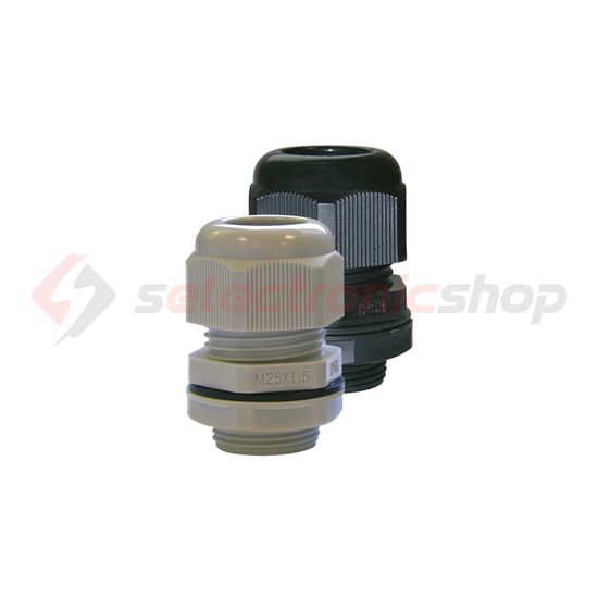 Tömszelence M 63 ellenanyával 34-44mm-kábelátmérőhöz műanyag világosszürke Haupa - 250058