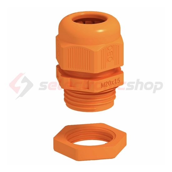 Tömszelence tűzálló M 20 ellenanyával 6-13mm-kábelátmérőhöz műanyag V-TEC VM20+ OR OBO-BETTERMANN - 7205660