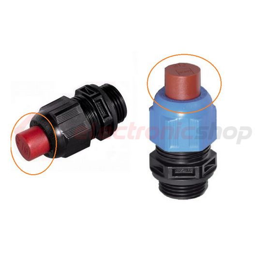 Tömszelence záródugó d=17mm M 25 műanyag piros STAHL - 240056