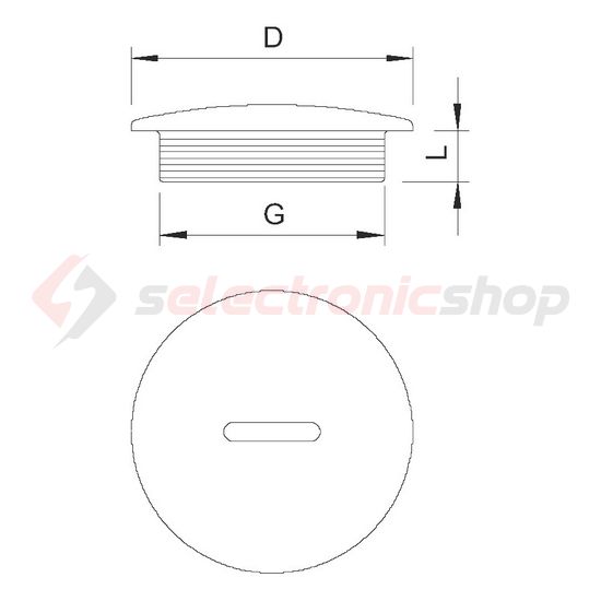 Tömszelence záródugó tömszelencéhez M 25 műanyag világosszürke 108 M25 PS OBO-BETTERMANN - 2033016