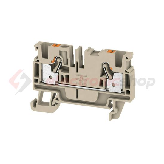 TS35 1-szintes 32A 0.5-4mm2 bézs dugaszolós A2C 4 Weidmüller - 2051180000