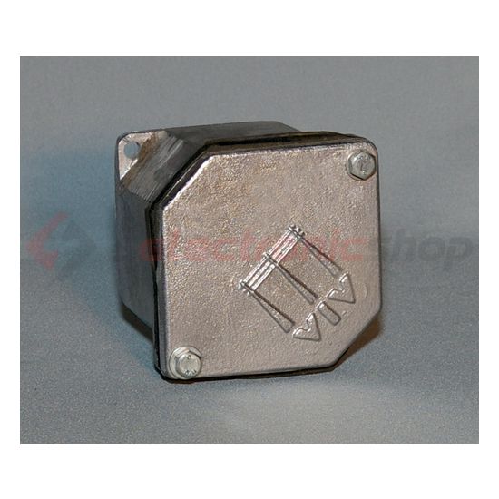 Üres doboz alumínium 100mmx 100mmx 64mm IP54 zártfedlél kültéri Govill - AD-100