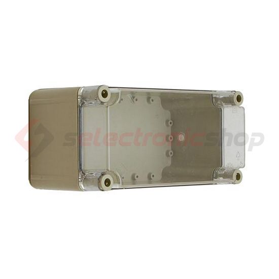 Üres szekrény átlátszó fedéllel műanyag 300mmx 150mmx 170mm IP65 PVT 1530 - ÁF Csatári Plast - CSP31000000