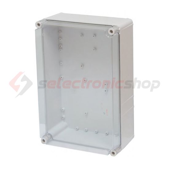 Üres szekrény átlátszó fedéllel műanyag 450mmx 300mmx 170mm IP65 PVT 3045 - ÁF Csatári Plast - CSP32000000