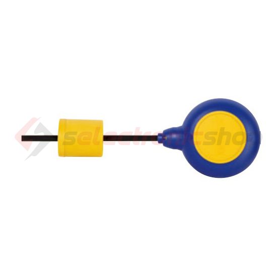 Úszókapcsoló 20m PVC tiszta vízre ellensúly nélkül 1P váltó 10A IP68 Nivofloat Nivelco - NLP-120-1