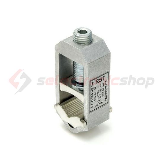 V-kengyel csatlakozó alu/ónozott bronz (AlMgSi) 2x50-300mm2 37x23x76mm  Apator - 2/70-300SW