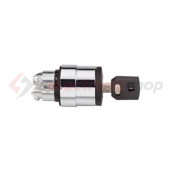 Választókapcsoló fej fém d22 Ronis455 kulcsos 2-állású reteszelt kerek Harmony XB4 Schneider - ZB4BG2