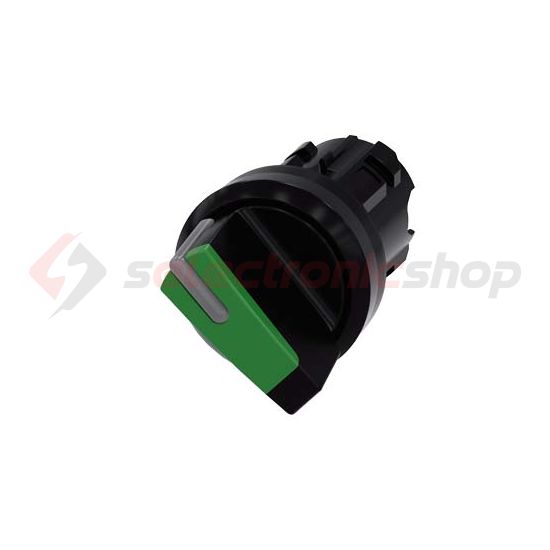 Választókapcsoló fej műanyag d22 0-I világító működtetőkaros 2-állású zöld SIRIUS ACT SIEMENS - 3SU1002-2BF40-0AA0
