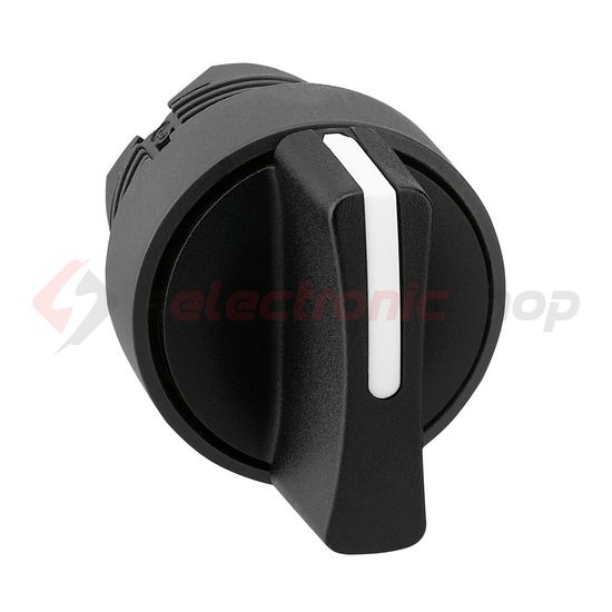 Választókapcsoló fej műanyag d22 rövid forgatókaros 3-állású visszaugró Harmony XB5 Schneider - ZB5AD8