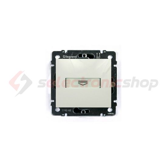 Valena 101 1P hotelkártya-kapcsoló betét közp. fedéllel fehér süllyesztett IP20 1- LEGRAND - 774234