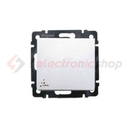 Valena 101 1P kapcsoló betét közp. fedéllel fehér süllyesztett IP44 1- billentyű/gomb LEGRAND - 774201