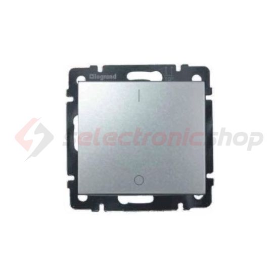 Valena 103 3P kapcsoló betét közp. fedéllel alumínium süllyesztett rugós IP31 1- LEGRAND - 770103