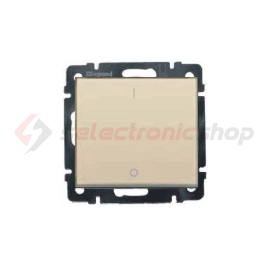 Valena 103 3P kapcsoló betét közp. fedéllel süllyesztett rugós elefántcsont  IP31 1- billentyű/gomb LEGRAND - 774303