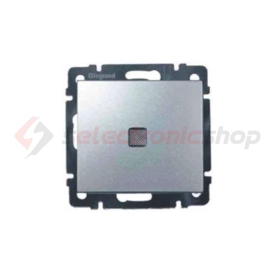 Valena 105 2x1P csillárkapcsoló betét közp. fedéllel alumínium süllyesztett IP31 2- LEGRAND - 770145