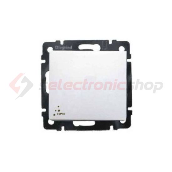 Valena 106 váltókapcsoló betét közp. fedéllel fehér süllyesztett IP44 1- billentyű/gomb LEGRAND - 774206