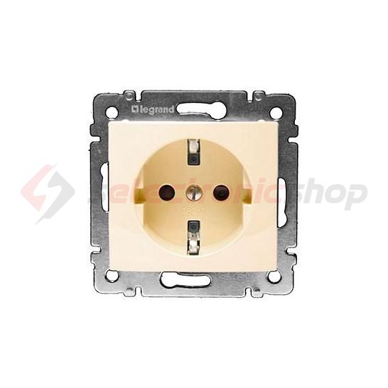 Valena 162 dugalj földelt központi fedlap gyerekzárral elefántcsont IP21 süllyesztett csavaros LEGRAND - 774321