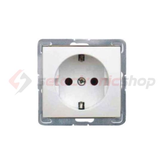 Valena 162 dugalj földelt központi fedlap gyerekzárral fehér IP21 süllyesztett csavaros LEGRAND - 774421