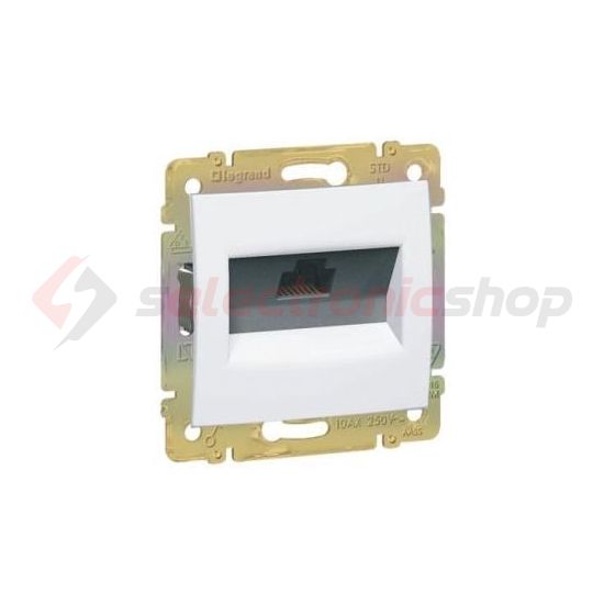 Valena adatcsatlakozó dugalj STP 2xRJ45 8(8) Cat6 fehér csavaros LEGRAND - 774245